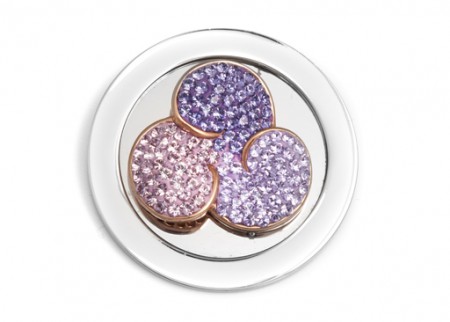 Flower with Swarovski Elements Lavender